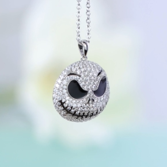 Diamond Nightmare Before Christmas Scene Necklace - Picture 12 of 12